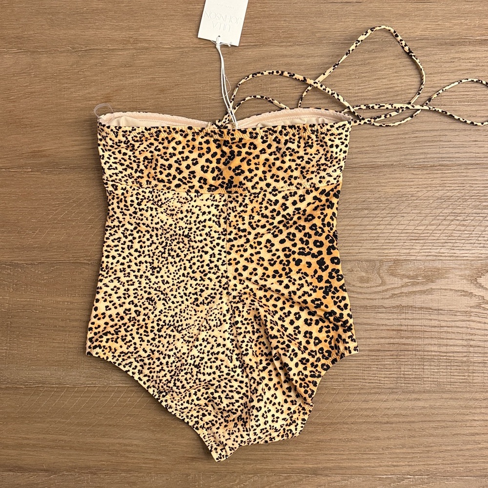 Ulla Johnson One Piece Swimsuit in Leopard NWT - Picture 3 of 5